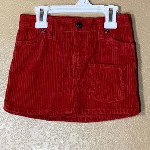 Ralph Lauren toddler girl red corduroy skirt